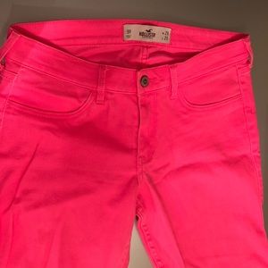 Hollister Hot Pink Denim pants brand new w/o tags